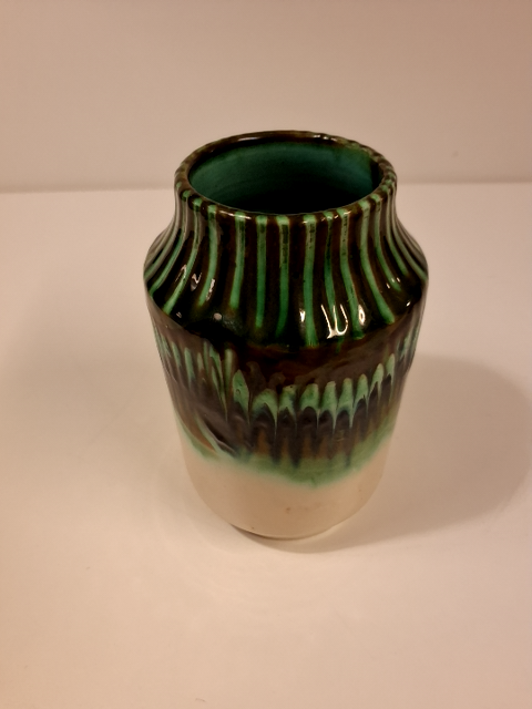 Glaseret vase kk 215